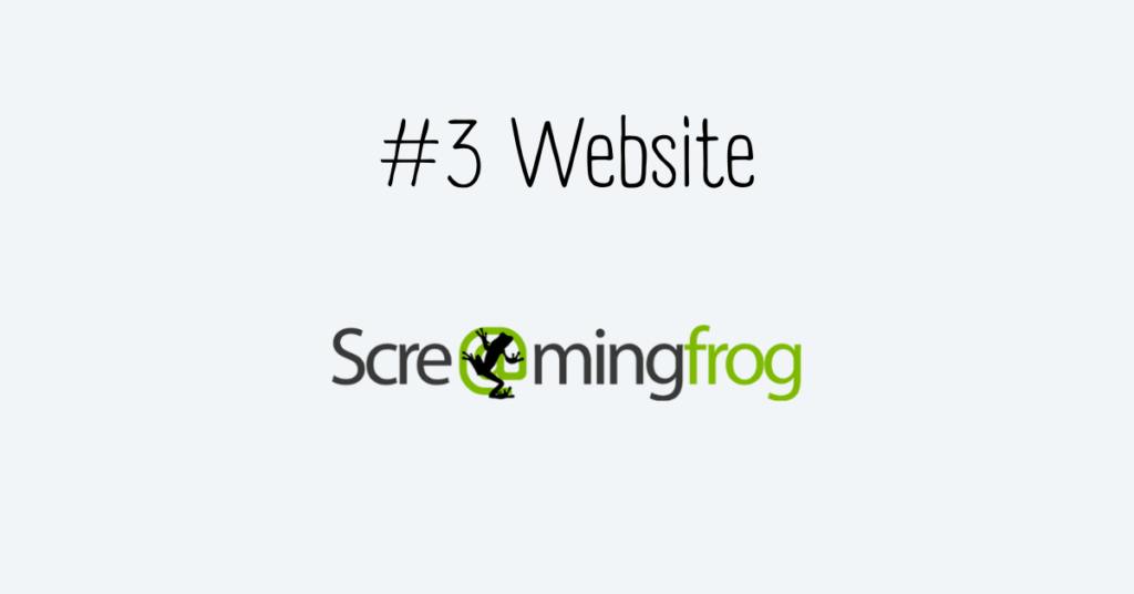 Logo Screaming Frog als beste SEO Audit tool